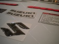 Suzuki GSXR 600 2007 red white fooqs motorsticker naklejki