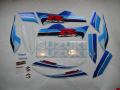 Suzuki GSXR 750 2005 blue white limited fooqs motorcycle stickers