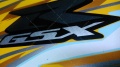 Suzuki GSXR 750 2012 yellow fooqs motorcycle full set