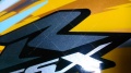 Suzuki GSXR 750 2012 yellow fooqs motorstickers naklejki