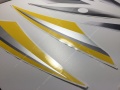 Suzuki GSXR 1000 2005 yellow black fooqs motorstickers naklejki