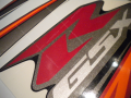 Suzuki GSXR 1000 2007 black orange fooqs decals naklejki