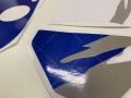 Suzuki GSXR 1100 W 1994 blue white fooqs motorcycle decals naklejki