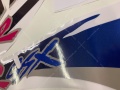 Suzuki GSXR 1100 W 1994 blue white fooqs motorstickers naklejki