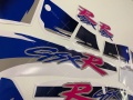 Suzuki GSXR 1100 W 1994 blue white fooqs motostickers naklejki