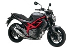 Suzuki SFV 650 gladius 2009-2010 schwarz rot Aufkleber