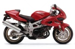 Suzuki TL 1000 s 1997-2003 rot Aufkleber