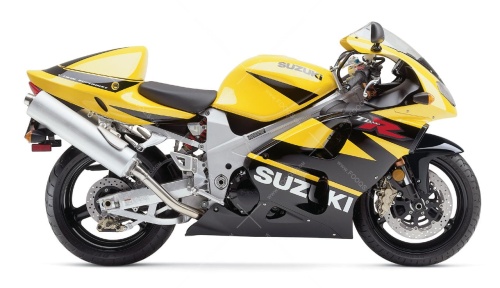Suzuki TL 1000 R 2003 yellow black fooqs motorcycle decals aufkleber
