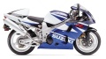 Suzuki TL 1000 R 2003 white blue fooqs motorcycle decals aufkleber