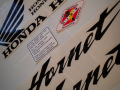 Honda CB 600 F Hornet 2005 2006 silver fooqs motorsticker naklejki