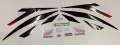 Honda CBF 125 2008 red fooqs motorcycle stickers