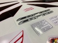 Honda CBF 125 2008 red fooqs motorstickers naklejki