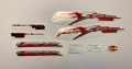 Honda VTR 1000 F Firestorm 1997 2000 red fooqs motorcycle stickers