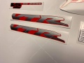 Honda VTR 1000 F Firestorm 1997 2000 red fooqs motorsticker naklejki