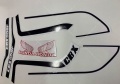 Honda CBX 550 F 1982 white red black motorcycle stickers