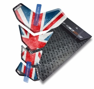 Tankpad T2 universel Flag 002 do Aprilia BMW  Honda Kawasaki KTM Suzuki Triumph Yamaha autocollant de réservoir