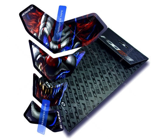Tankpad Aprilia BMW Ducati Honda Kawasaki KTM Suzuki Triumph Yamaha T2 joker 001 naklejka 3d sticker