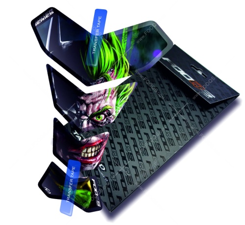Tankpad Aprilia BMW Ducati Honda Kawasaki KTM Suzuki Triumph Yamaha T2 joker 003 naklejka 3d sticker