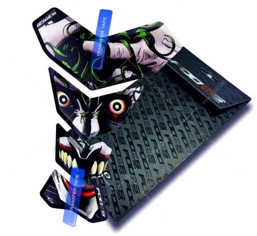 Tankpad Aprilia BMW Ducati Honda Kawasaki KTM Suzuki Triumph Yamaha T2 joker 006 naklejka 3d sticker
