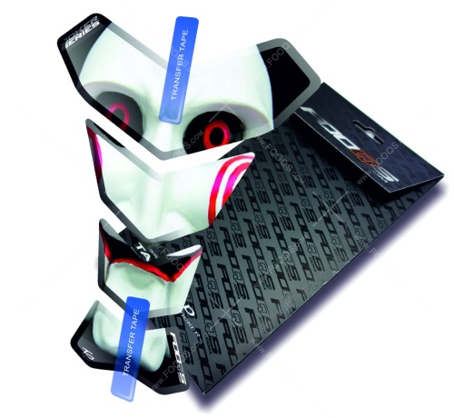 Tankpad Aprilia BMW Ducati Honda Kawasaki KTM Suzuki Triumph Yamaha T2 Saw 001 naklejka 3d sticker