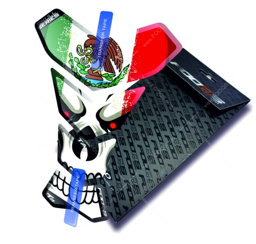Tankpad Aprilia BMW Ducati Honda Kawasaki KTM Suzuki Triumph Yamaha T2 skull 001 naklejka 3d sticker