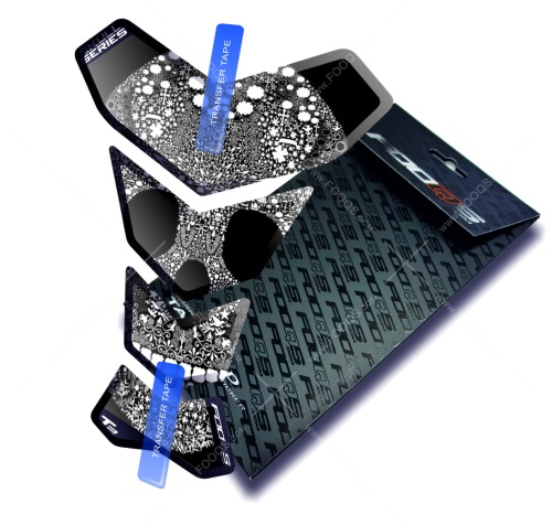Tankpad Aprilia BMW Ducati Honda Kawasaki KTM Suzuki Triumph Yamaha T2 skull 005 naklejka 3d sticker