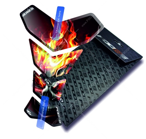 Tankpad Aprilia BMW Ducati Honda Kawasaki KTM Suzuki Triumph Yamaha T2 skull 006 naklejka 3d sticker
