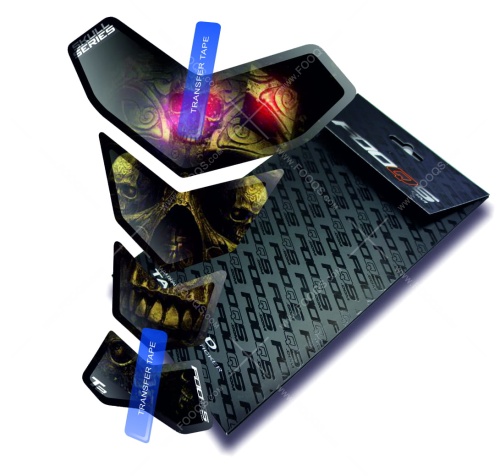 Tankpad Aprilia BMW Ducati Honda Kawasaki KTM Suzuki Triumph Yamaha T2 skull 009 naklejka 3d sticker