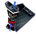 Tankpad Aprilia BMW Ducati Honda Kawasaki KTM Suzuki Triumph Yamaha T2 skull 011 naklejka 3d sticker