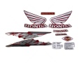 Honda CB 600 F 1999 dark red fooqs motorcycle stickers