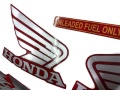 Honda CB 600 F 1999 dark red fooqs motorsticker naklejki