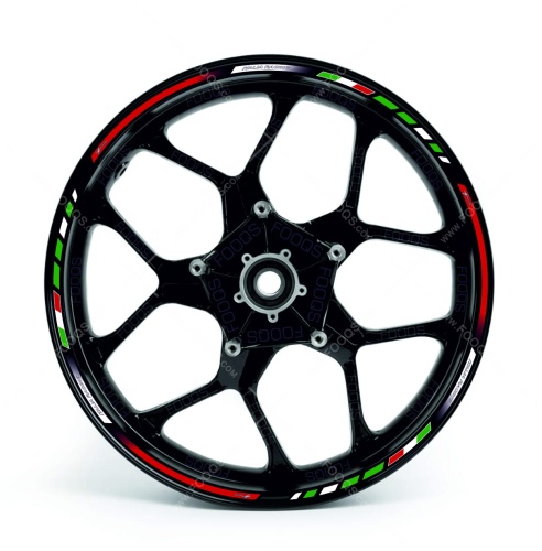 Mv Agusta green motorcycle wheel rim sticker fooqs