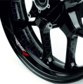Aprilia RS4 white motorcycle wheel rim decals fooqs