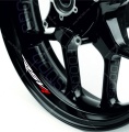 Aprilia RSV4 white motorcycle wheel rim decals fooqs