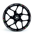 Aprilia Tuono V4 white motorcycle wheel rim sticker fooqs