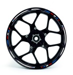 Velgstickers F1 BMW G 310 GS blauw rood wit