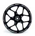 Bmw K 1200 S white motorcycle wheel rim sticker fooqs