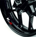 Bmw K 1300 R red motorcycle wheel rim decals fooqs