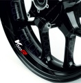 Bmw K 1300 R white motorcycle wheel rim decals fooqs