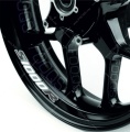 Bmw S 1000 R grey motorcycle wheel rim decals fooqs