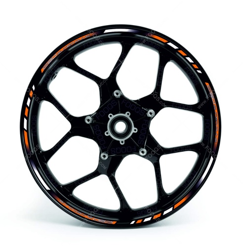 KTM superduke 1290 orange wheel rim motorcycle sticker fooqs