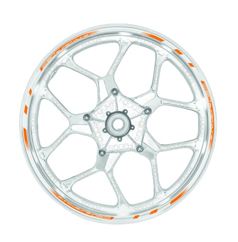 KTM superduke 1290 orange white wheel rim motorcycle sticker fooqs