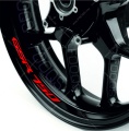 Suzuki GSR 750 red 2 wheel rim motorcycle decals fooqs
