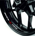 Suzuki GSX R 750 red white wheel rim motorcycle decals fooqs