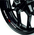 Suzuki GSX S 750 red wheel rim motorcycle decals fooqs