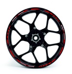 Adhesivos para llantas F1 Suzuki GSX-S 1000 rojo