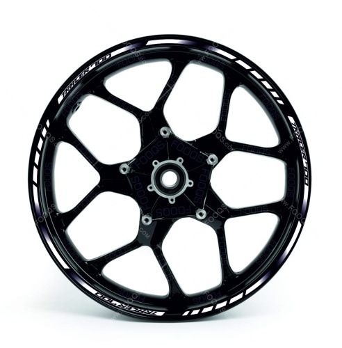 Yamaha MT 07 Tracer 700 white wheel rim sticker fooqs