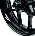 Yamaha R1 red wheel rim motorcycle decals fooqs