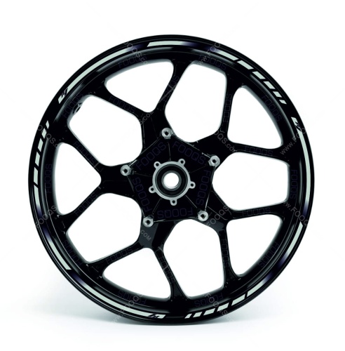 Yamaha R1 grey wheel rim motorcycle sticker fooqs