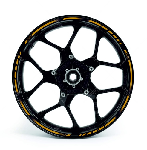 Yamaha R6 gold wheel rim motorcycle sticker fooqs